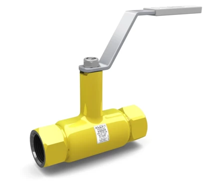 Кран шаровый резьбовой LD КШЦМ Gas 040.040.Н/П.02. стальной ст 20 Ду40 Ру40 МПа в Санкт-Петербурге