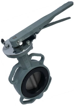 Затвор дисковый поворотный ABRA Ду300 Ру16 BUV-VF863D, межфланцевый, корпус - чугун, диск - нержавеющая сталь, рукоятка, NBR в Санкт-Петербурге