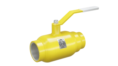 Кран шаровый LD КШЦК Gas 050.040.Н/П.02. (приварка/муфта) стальной ст.20 Ду50 Ру40 МПа в Санкт-Петербурге
