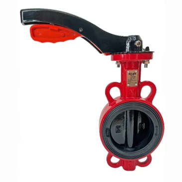 Затвор дисковый поворотный REON Ду100 Ру16 EPDM RSV81RED корпус - чугун, диск - чугун, рукоятка в Санкт-Петербурге