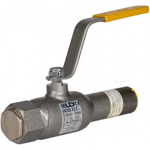 Кран шаровый LD КШЦС Gas 020.040.П/П.02. стальной ст.20 Ду20 Ру4,0МПа в Санкт-Петербурге